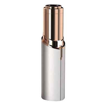 PORTABLE WOMEN FACIAL HAIR REMOVER EPILATORS LIPSTICK SHAPE SHAVER â€“ WHITE